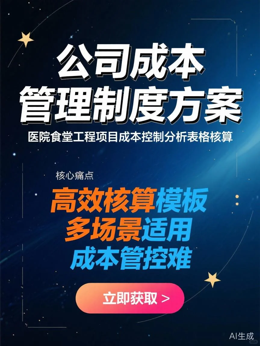 成本控制攻略·企业核算表格秘籍