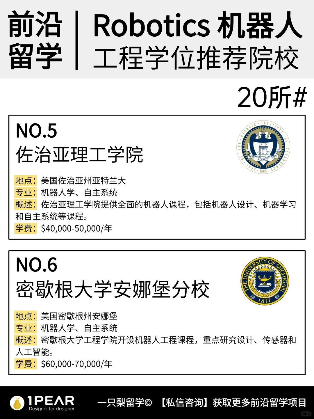 ?前沿留学| Robotics机器人专业推荐院校