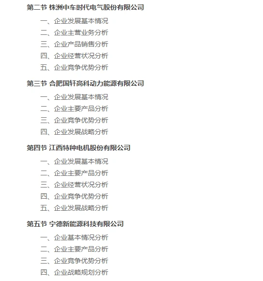 中国新能源汽车零部件行业发展研究报告
