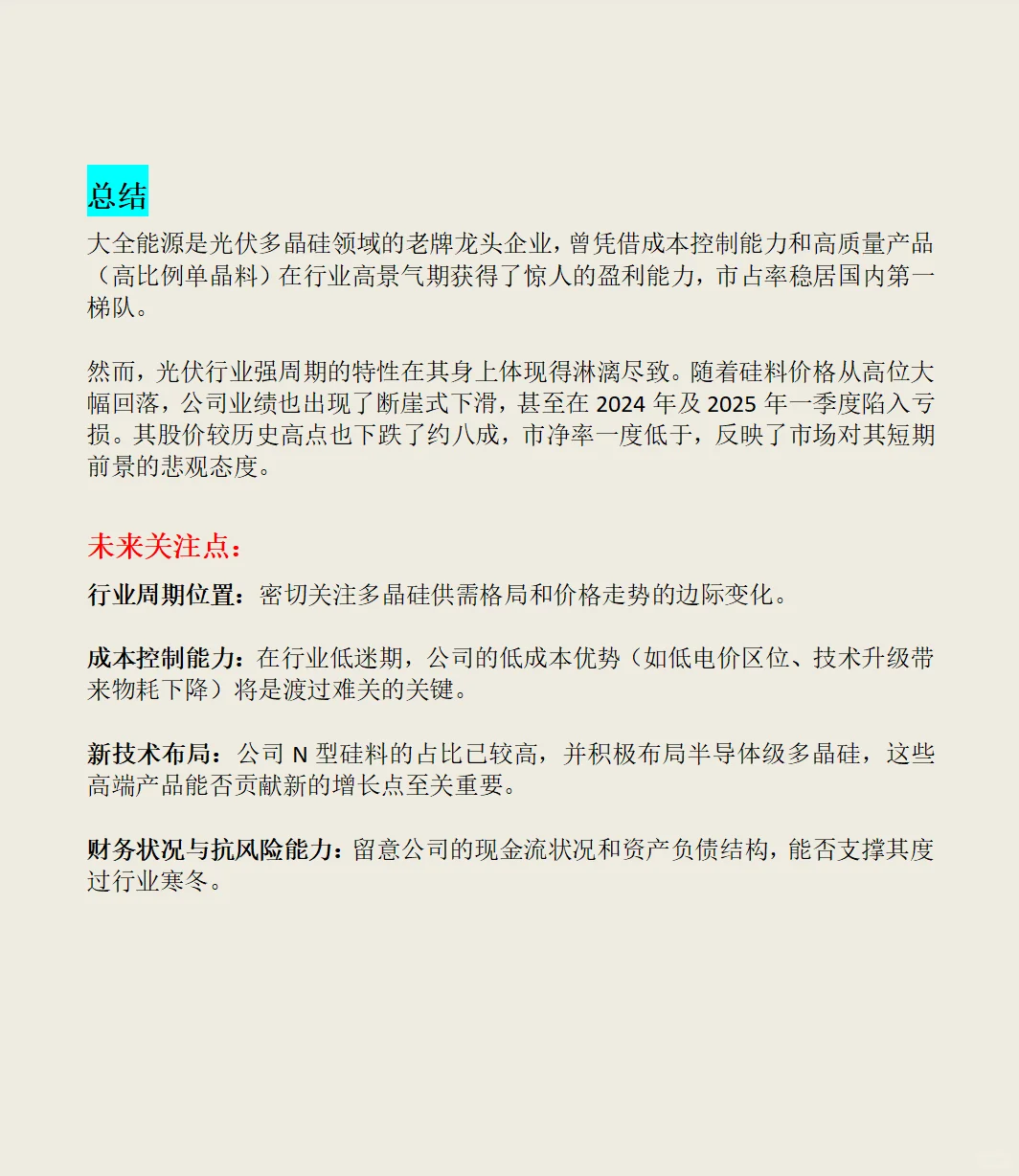 大全能源（688303）综合分析