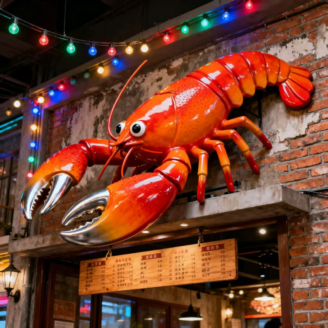 商业门头玻璃钢卡通门头卡通造型店铺卡通雕