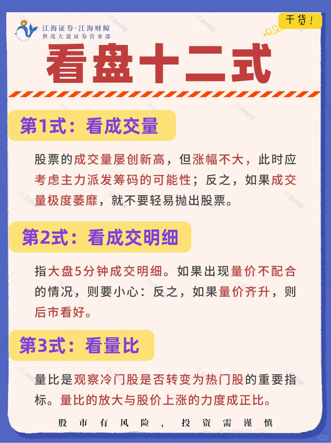 ?终于有人把看盘的技巧说透了❗❗