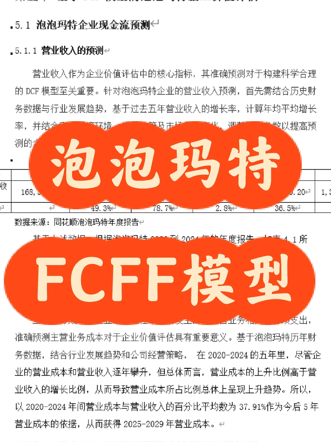 ?FCFF模型估值｜DCF模型
