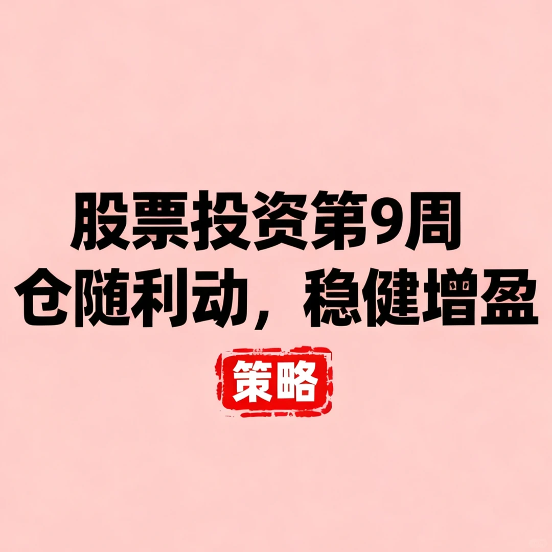 股票投资笔记｜仓随利动，稳健增盈