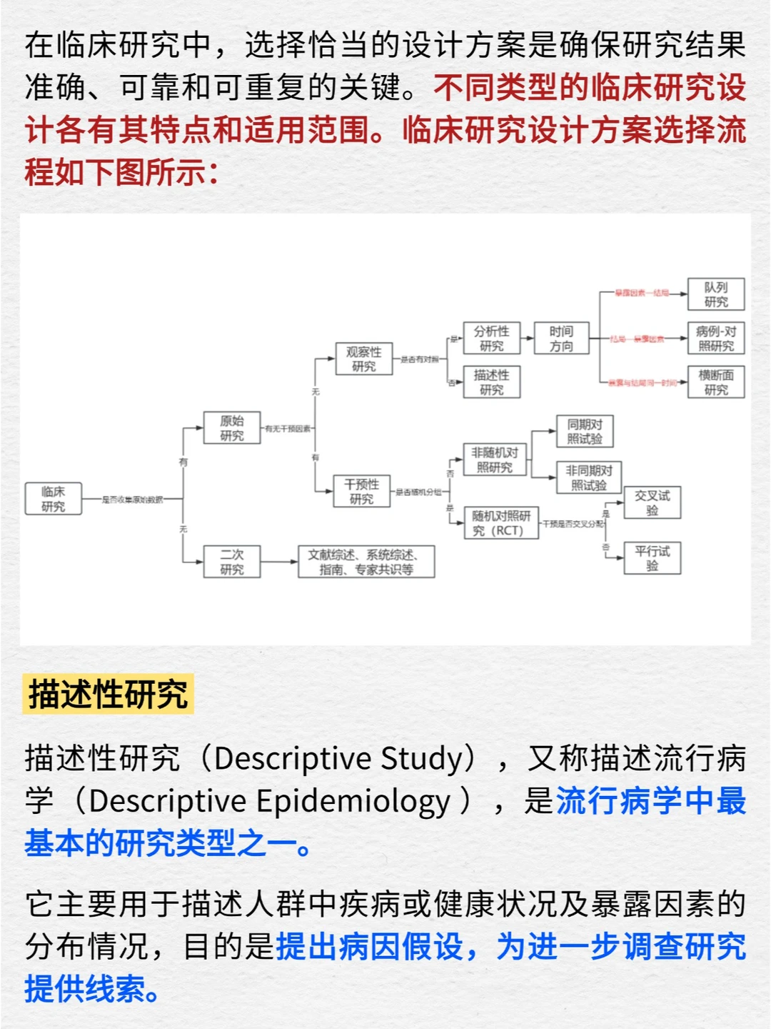 终于有人把临床研究类型讲清楚了！！！！！