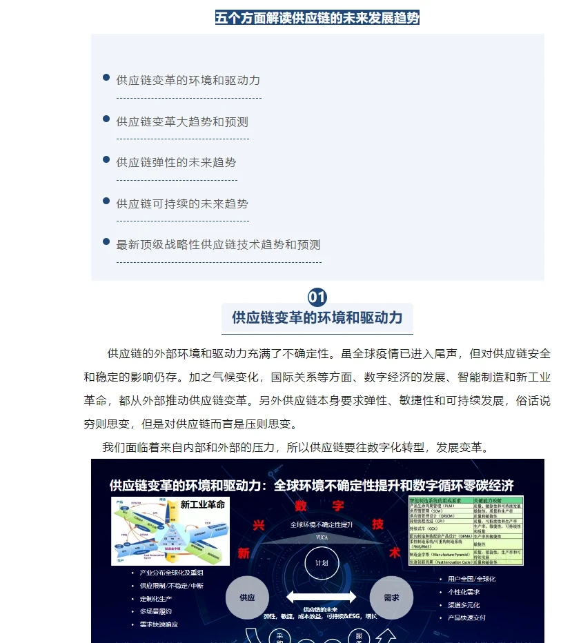 供应链未来发展趋势解读