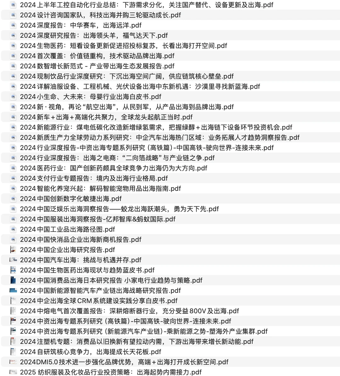 110份出海行业报告白皮书