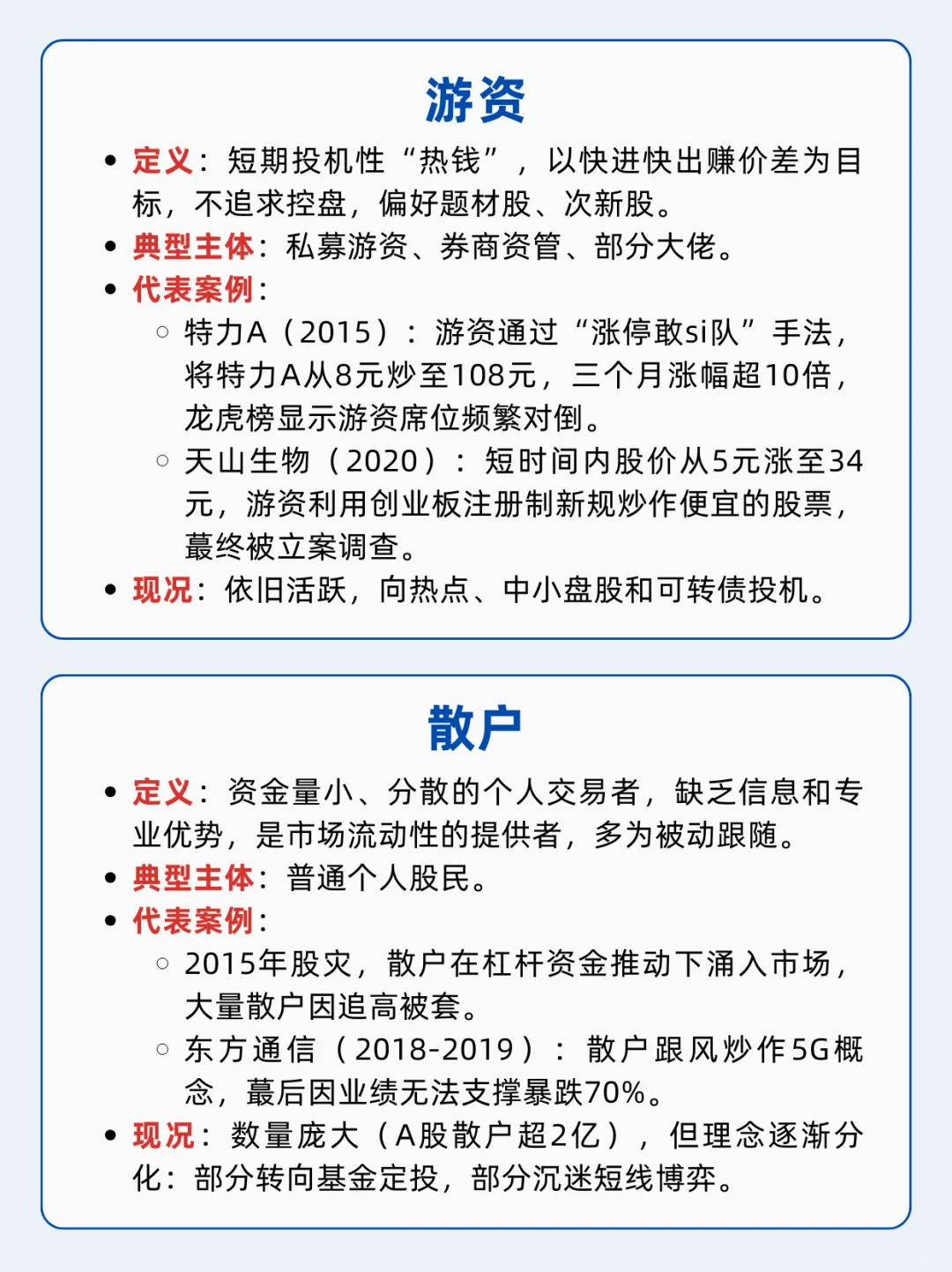 一图看懂庄家/主力/游资/散户及其博弈关系