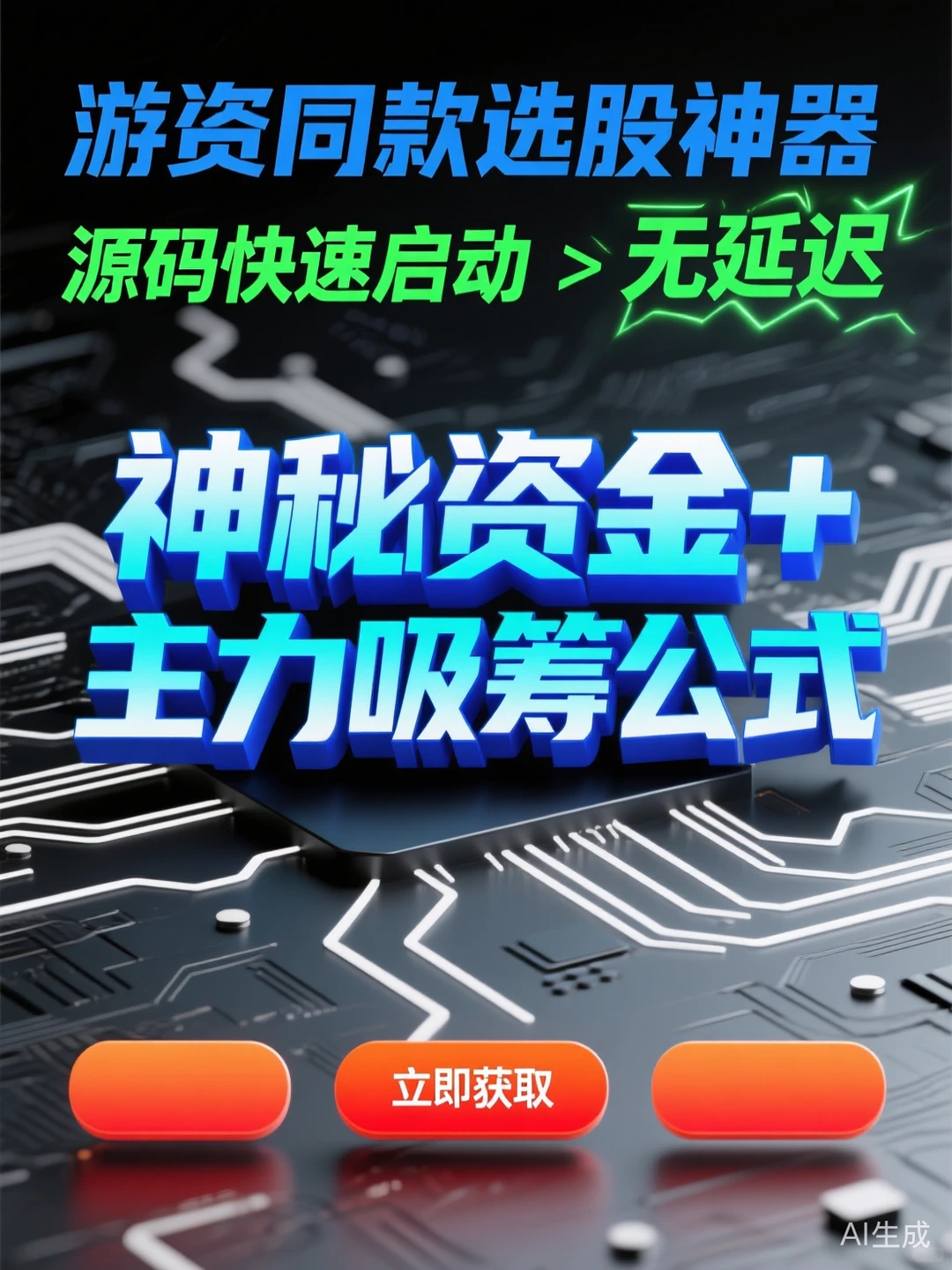 主力吸筹公式·游资同款选股神器源码