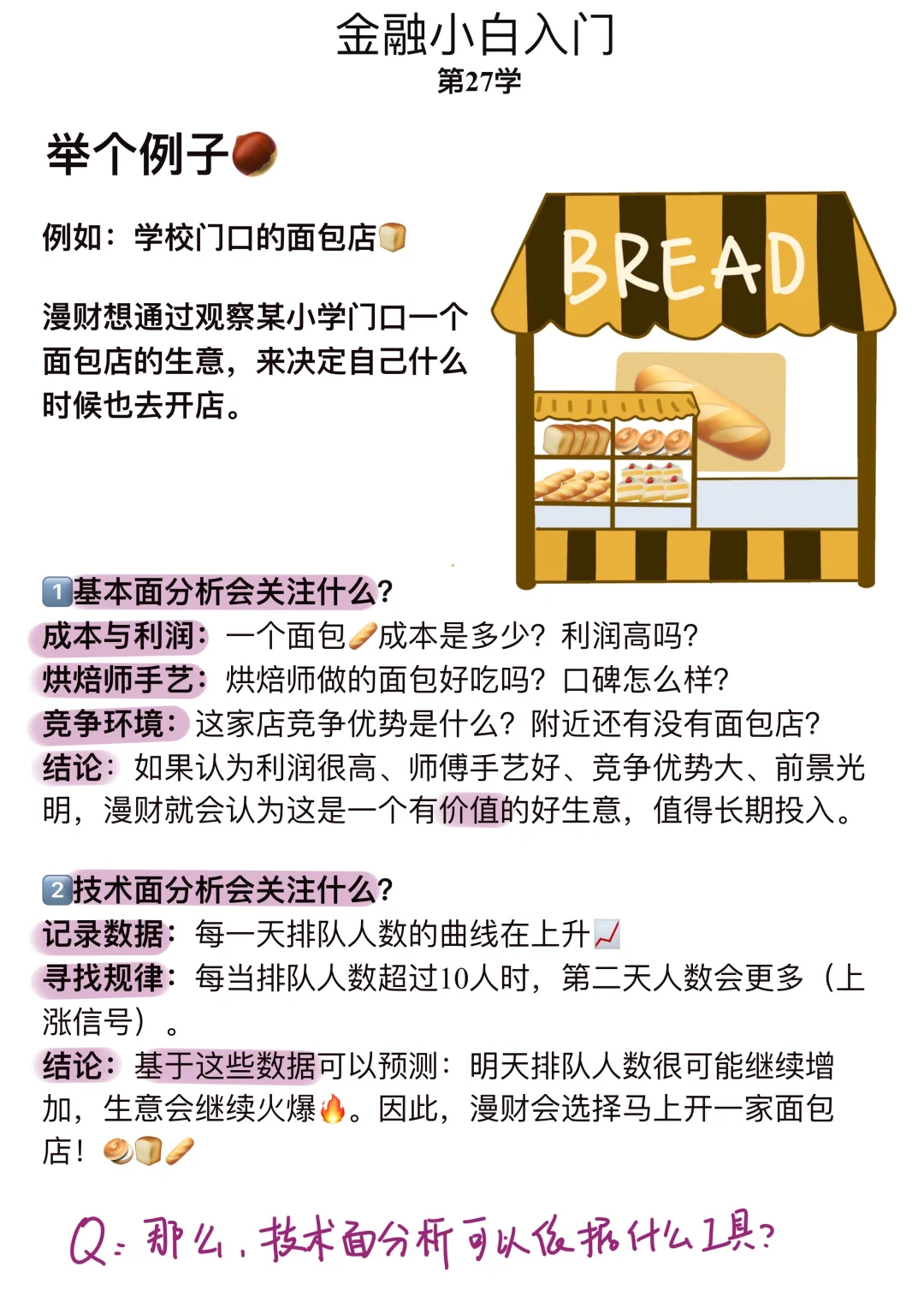 金融小白第27学: 啥是技术面分析？