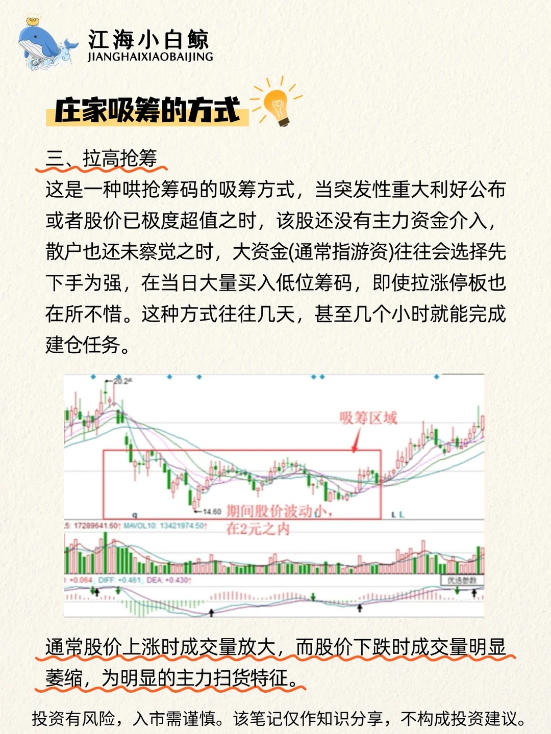 ?什么是主力吸筹❓