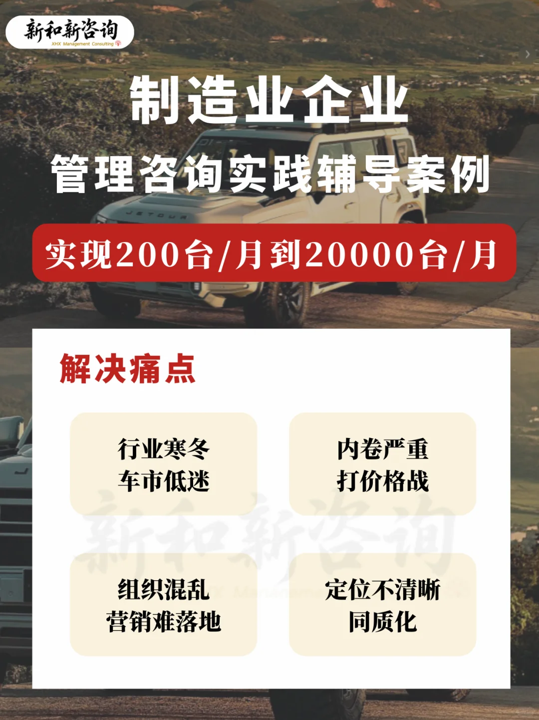 【管理咨询案例】国产汽车如何逆势翻盘？