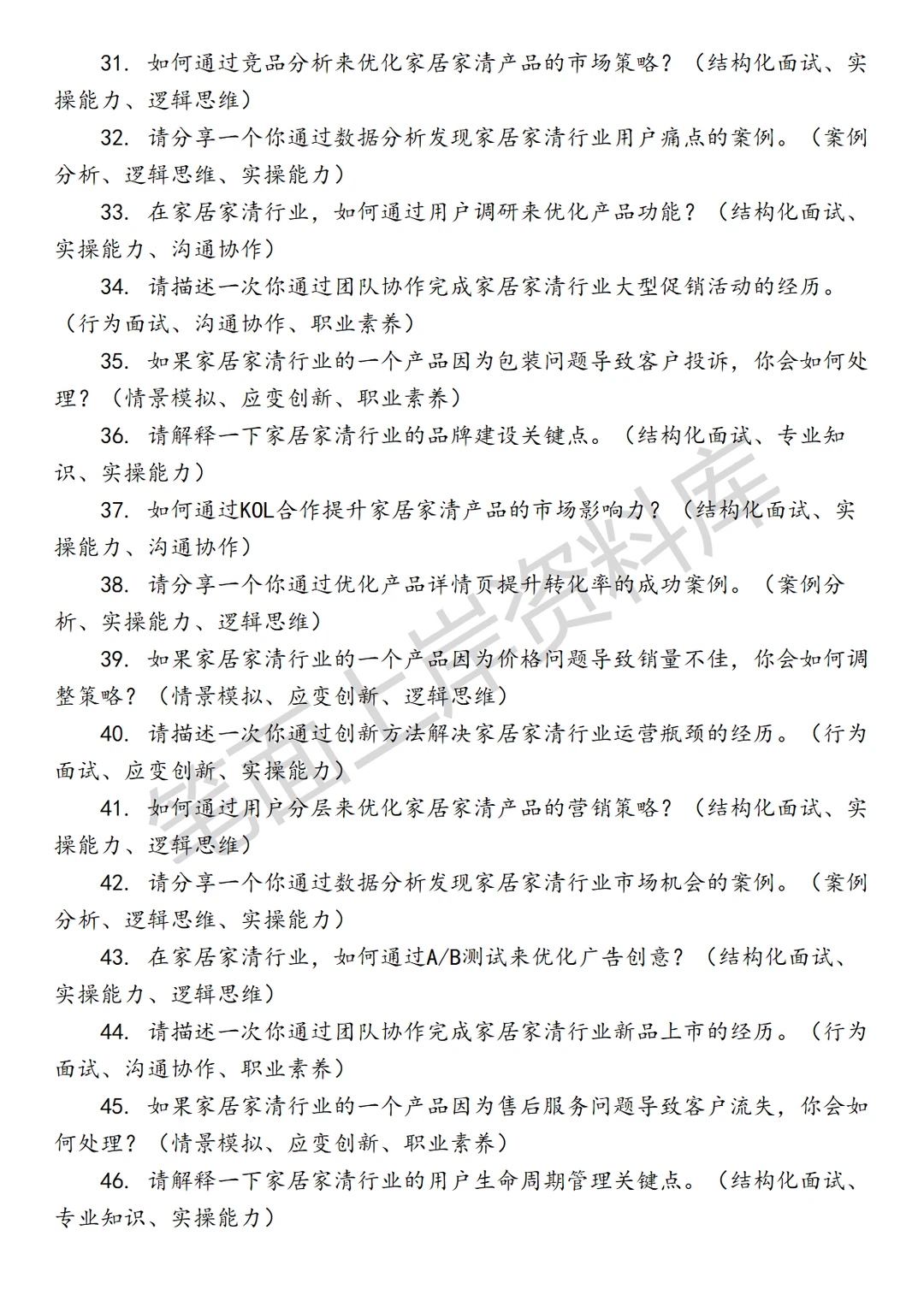 阿里国际站家居家清行业运营