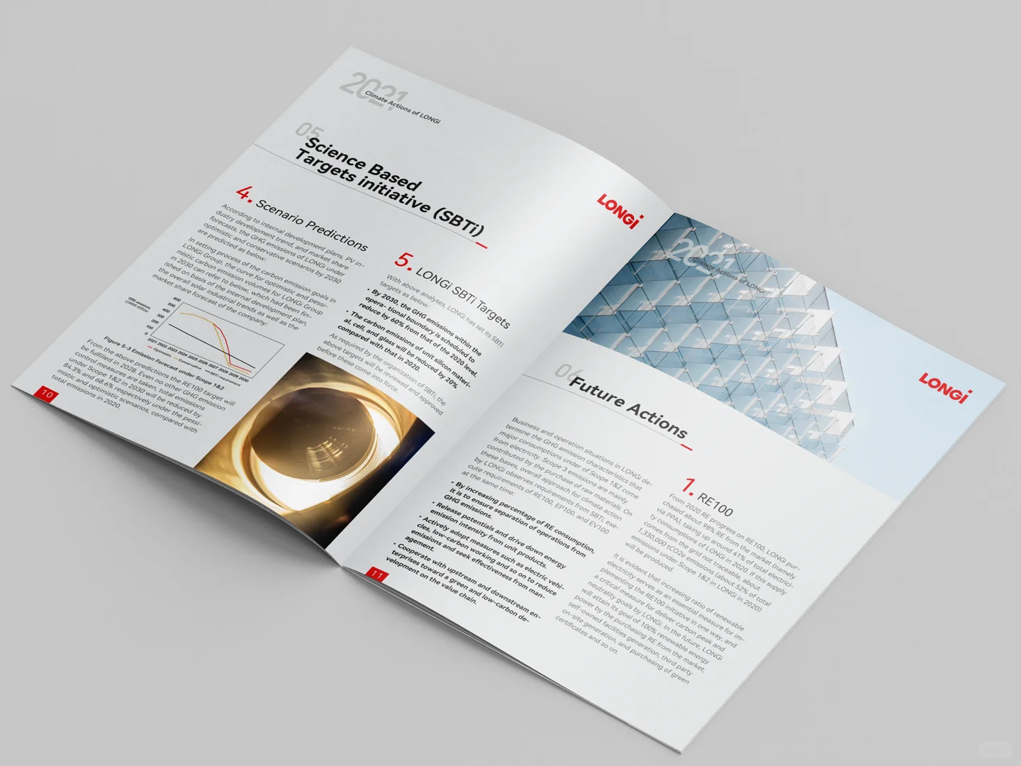 高品质绿能科技白皮书画册设计，简约大气