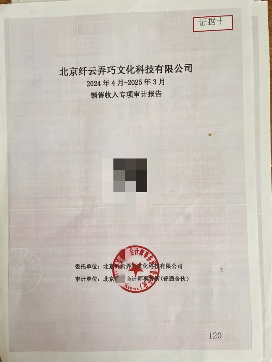 大超说媒真实年流水审计报告