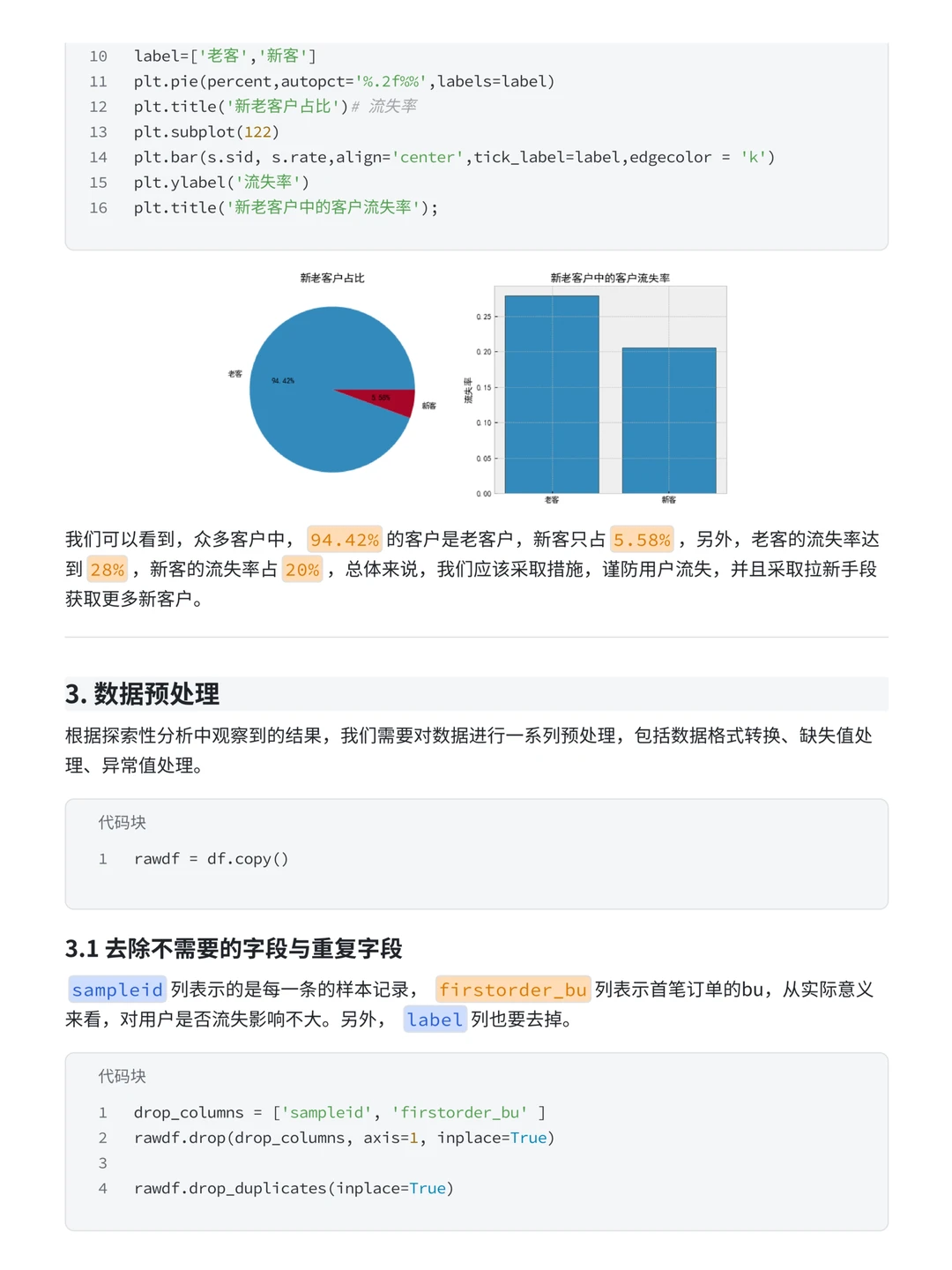 数据分析实战案例：携程用户流失预测分析
