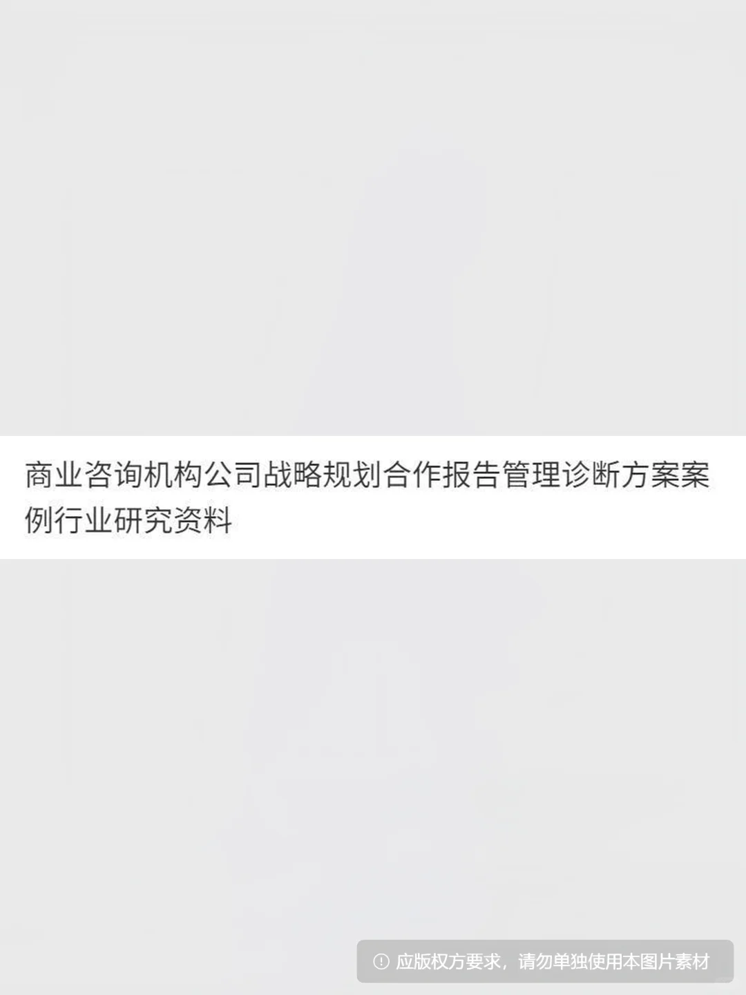 商业战略规划方案模板 企业管理诊断报告案
