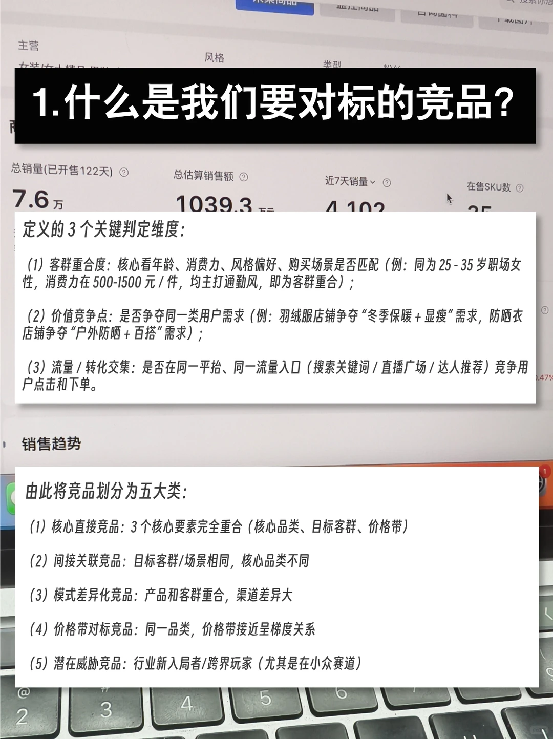 运营指南04｜服装竞品分析需要关注哪些数据