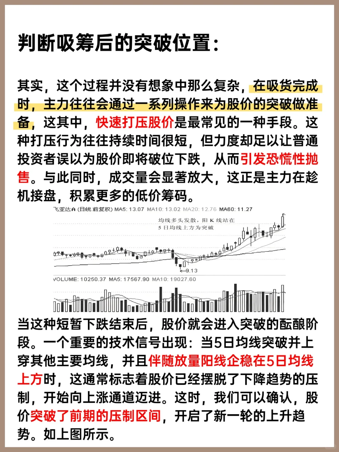 主力吸筹的几个关键点，小白必看！