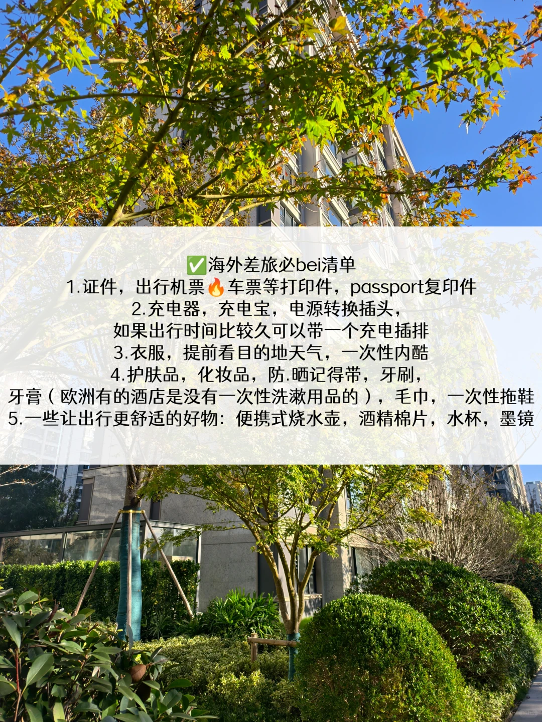 月3w+新能源产品经理的海外出差前准备