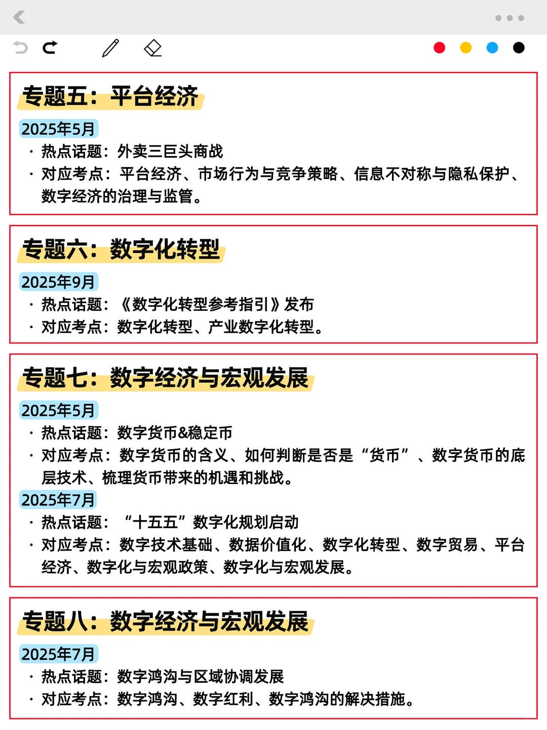 26数字经济考研冲刺如何逆袭?核心热点梳理