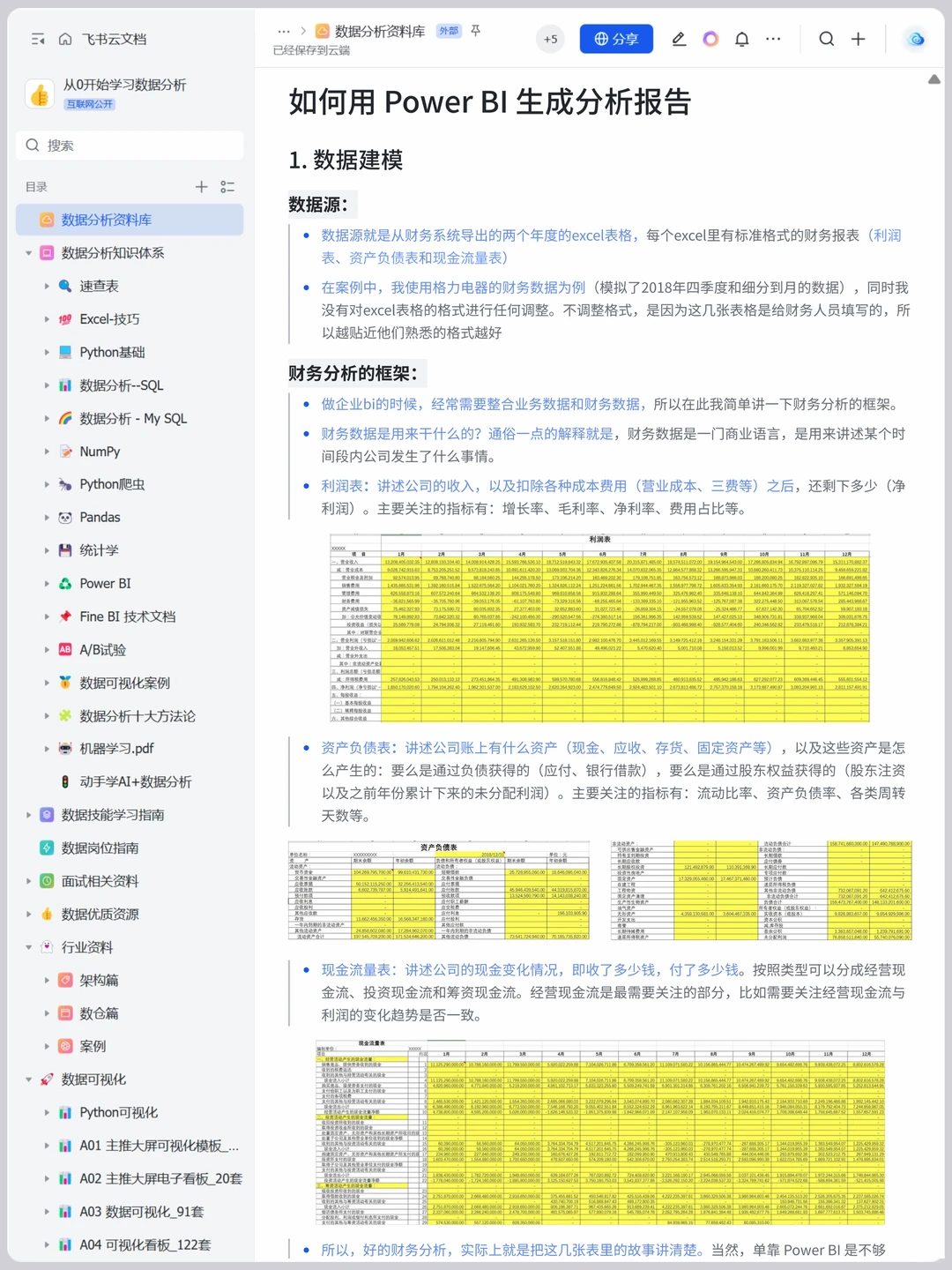 Power BI 全流程详解，存一下吧，很难找的