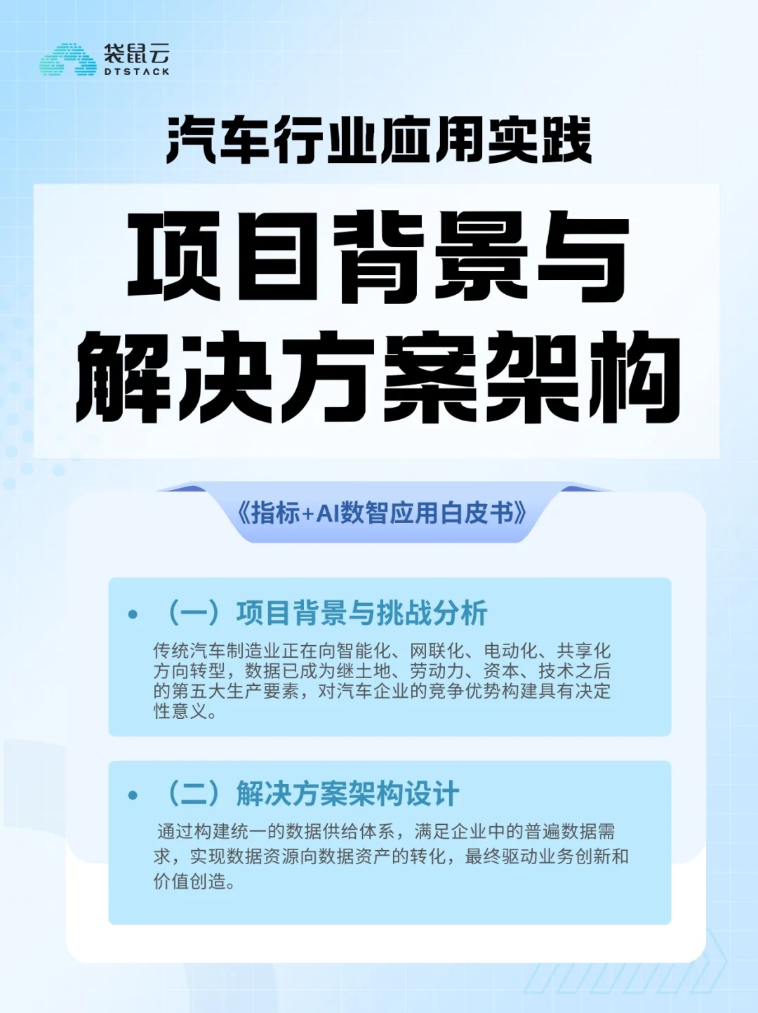 汽车行业丨转型痛点与超全解决方案架构来了