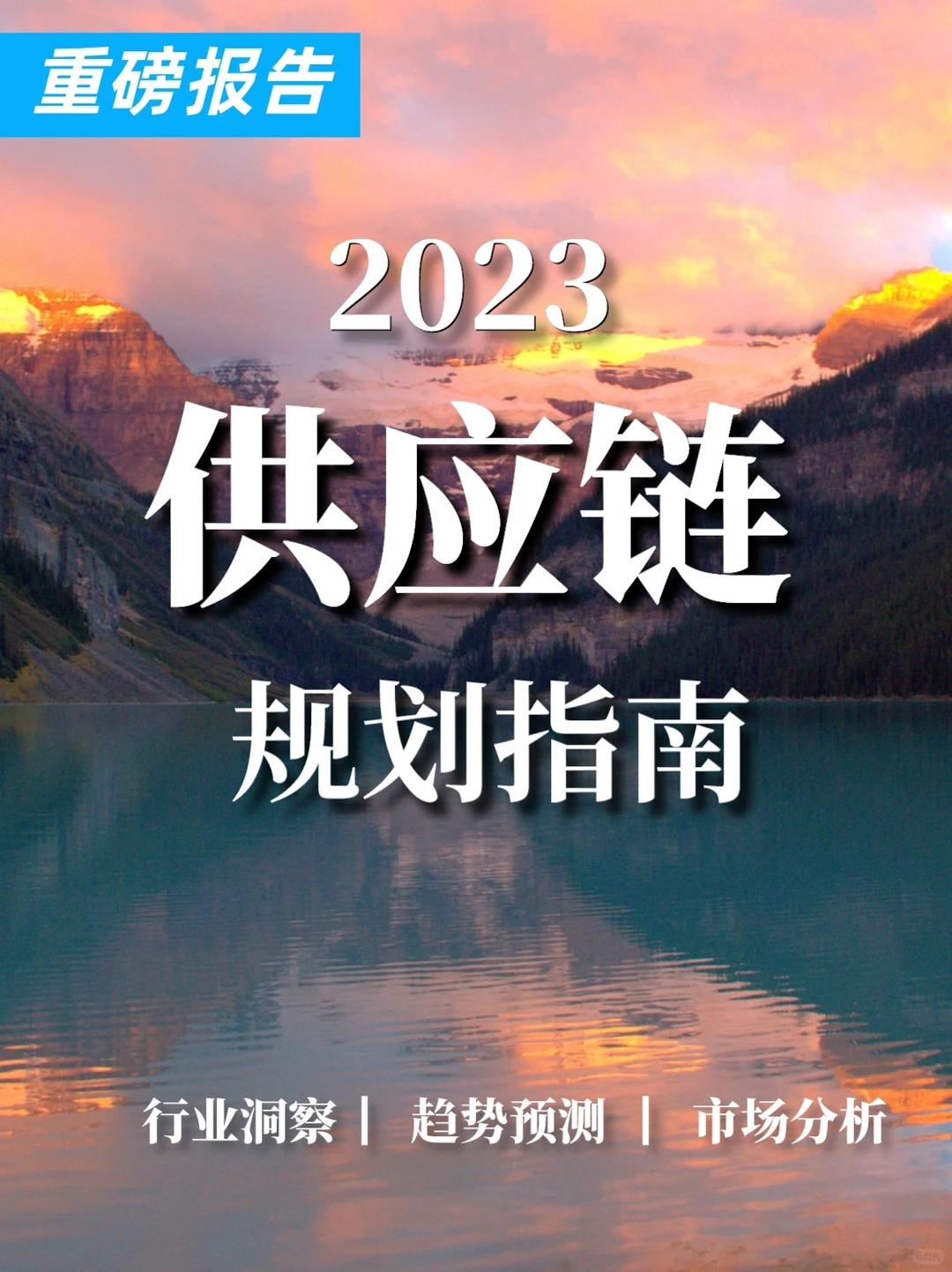 重磅报告|2023供应链规划指南