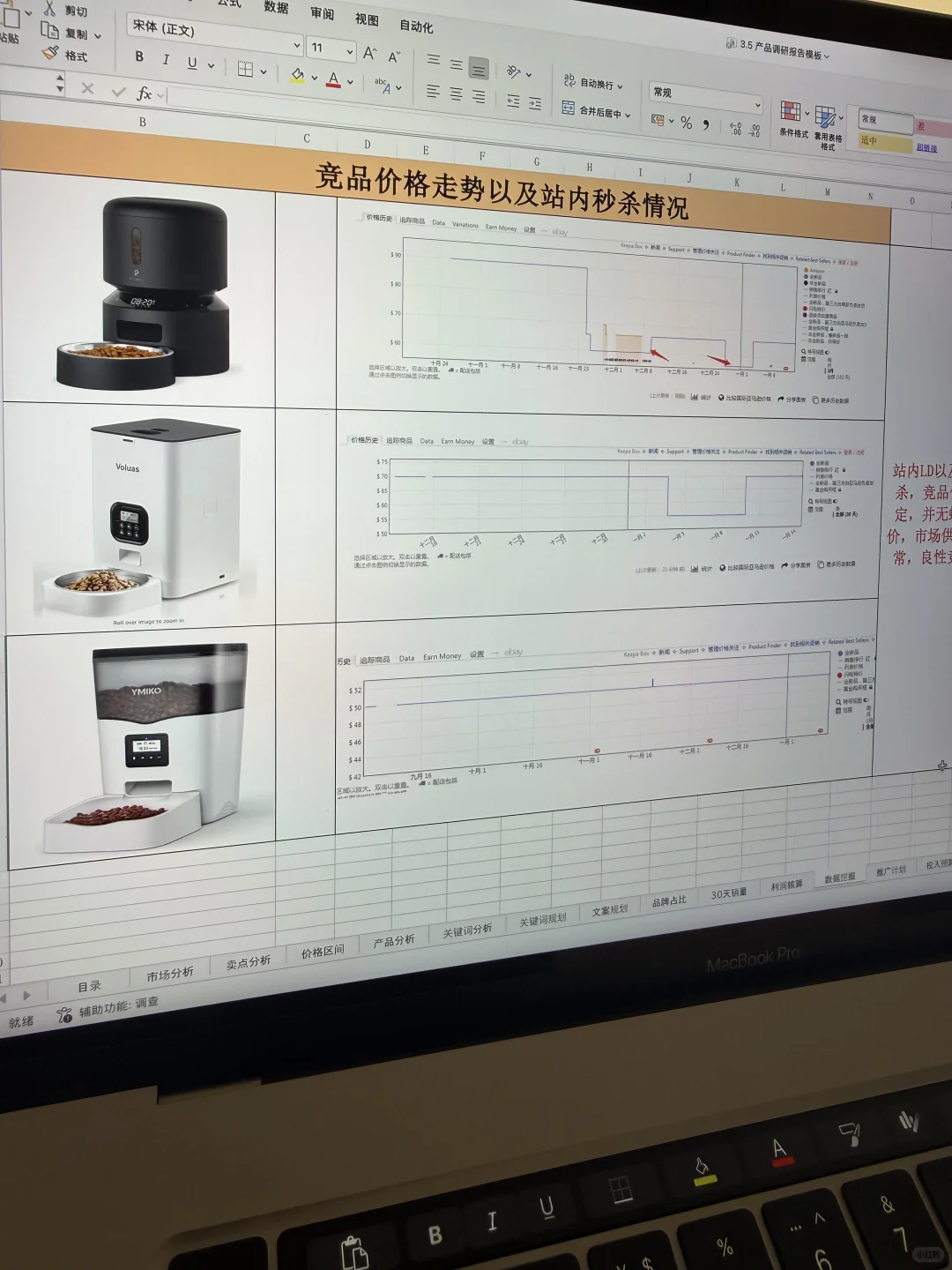 主管给的亚马逊产品调研报告模版思路太清晰