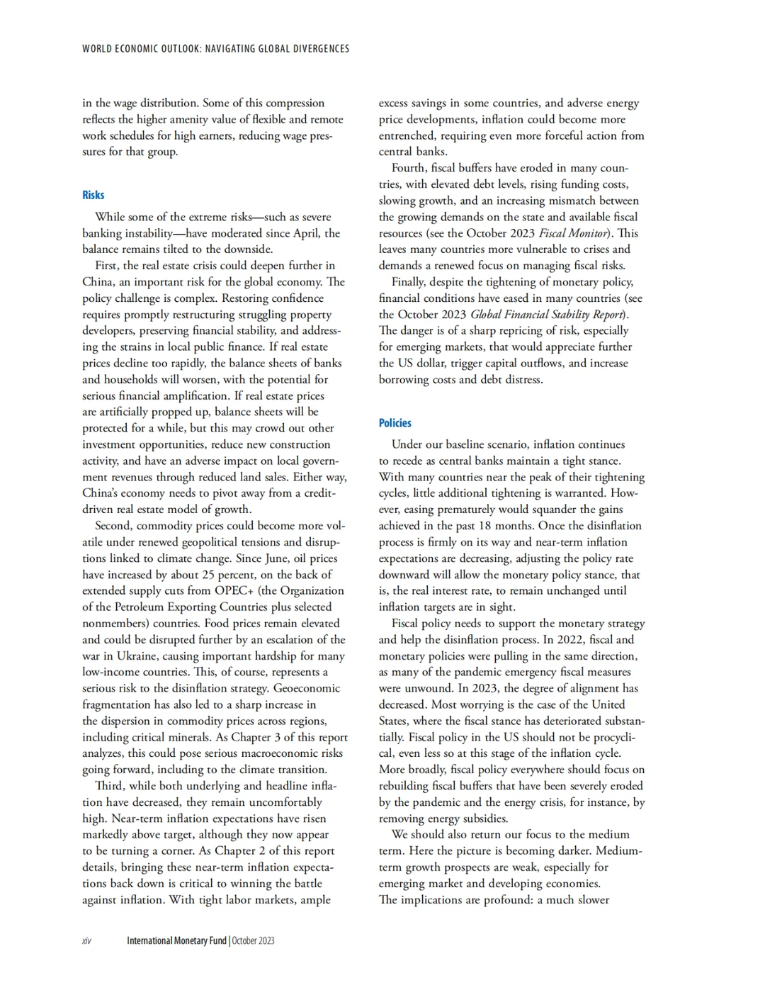 IMF-2023年世界经济展望报告-10月刊（英）