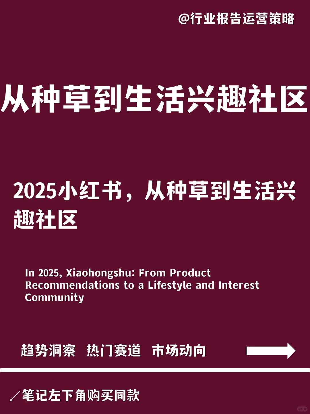 2025小红书，从种草到生活兴趣社区