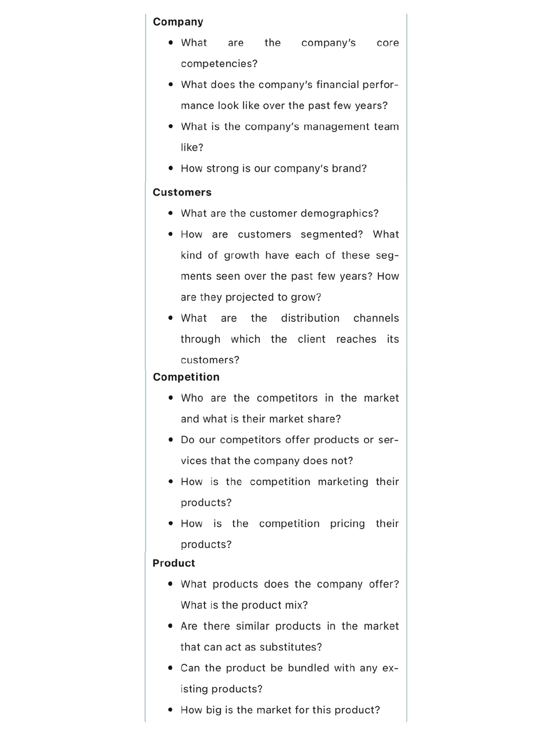 高频使用商业框架，咨询行业案例面试