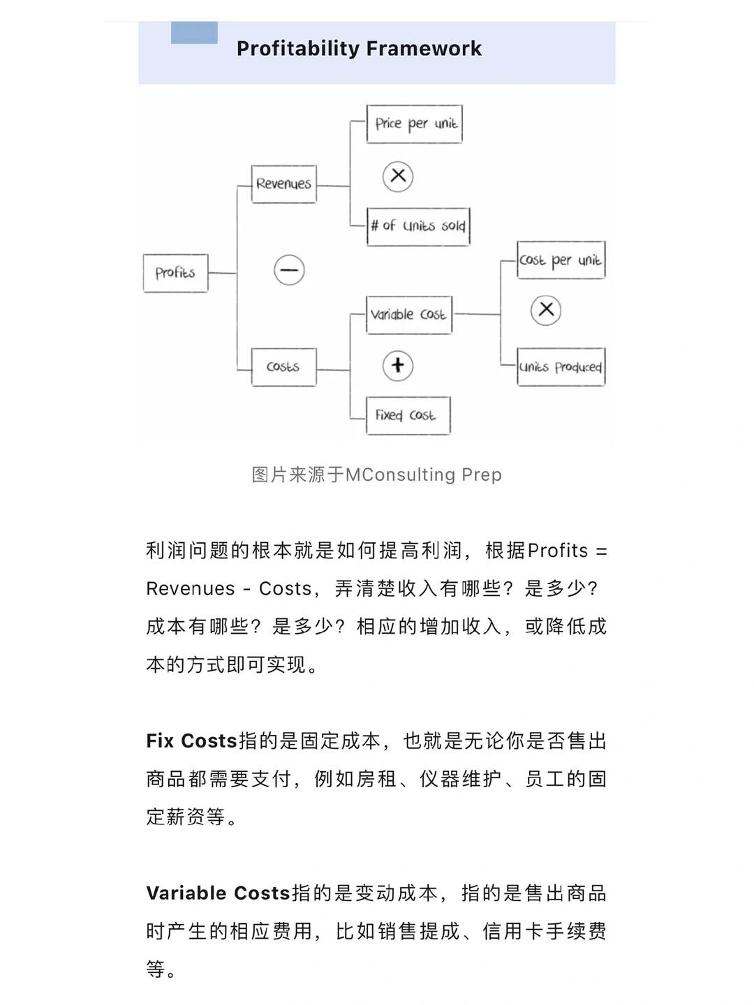 高频使用商业框架，咨询行业案例面试