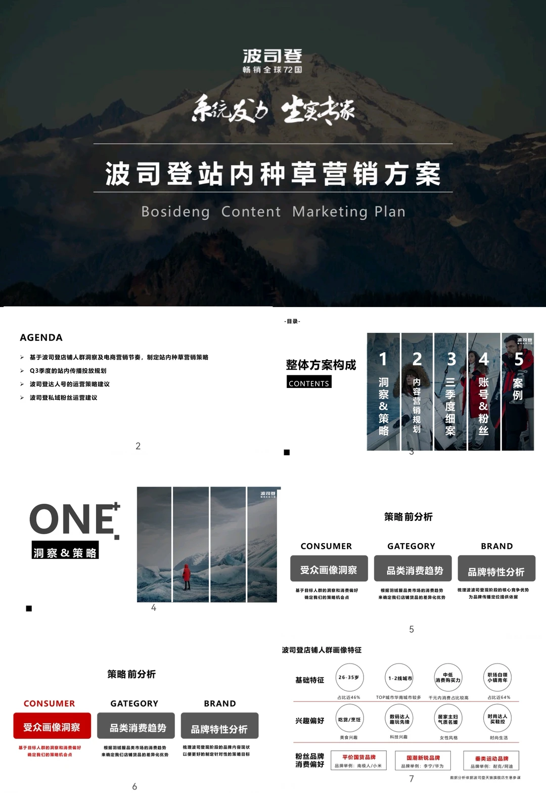 波司登品牌站内种草营销方案.