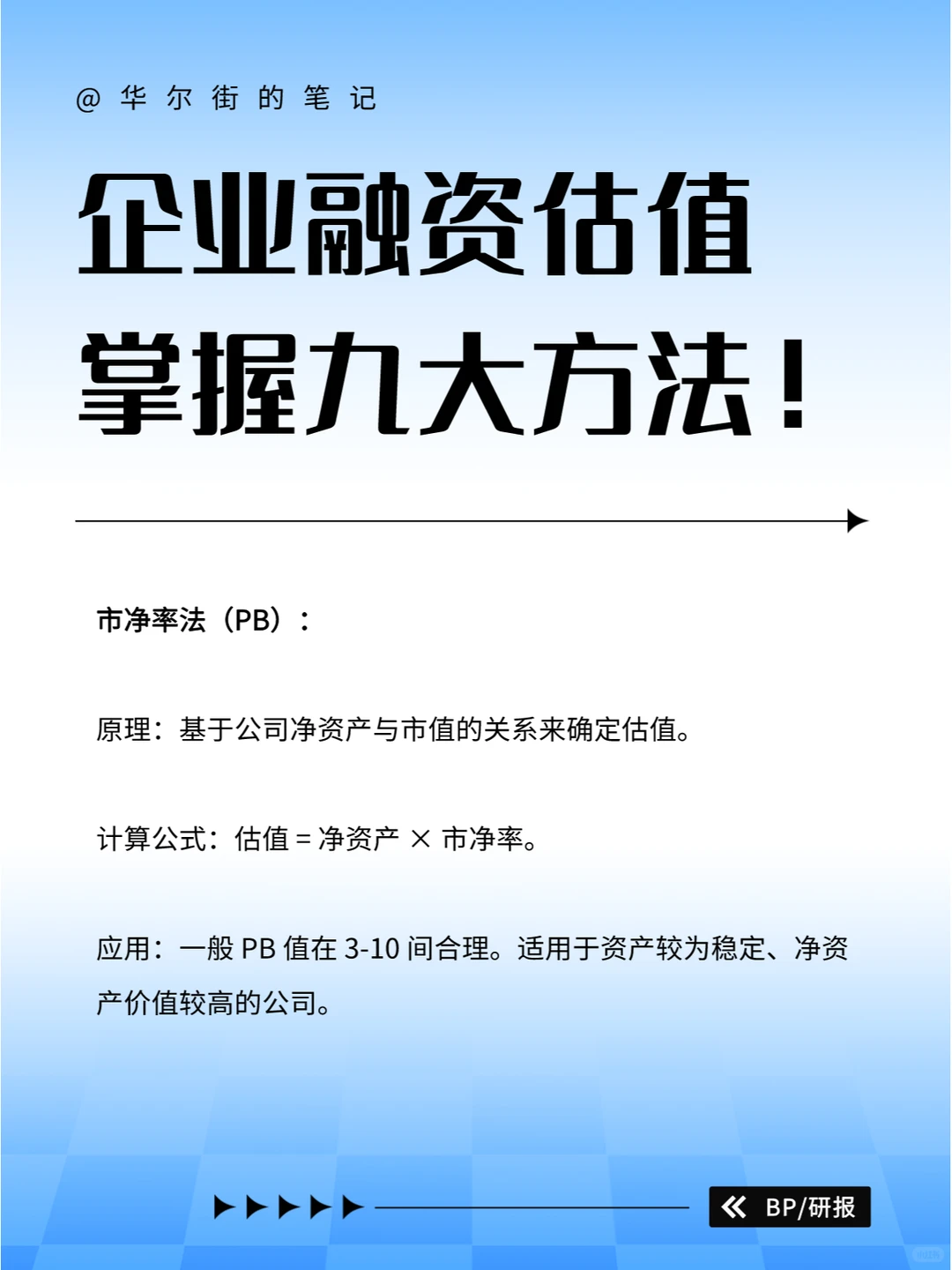 企业融资估值，你不得不知的九大方法！?