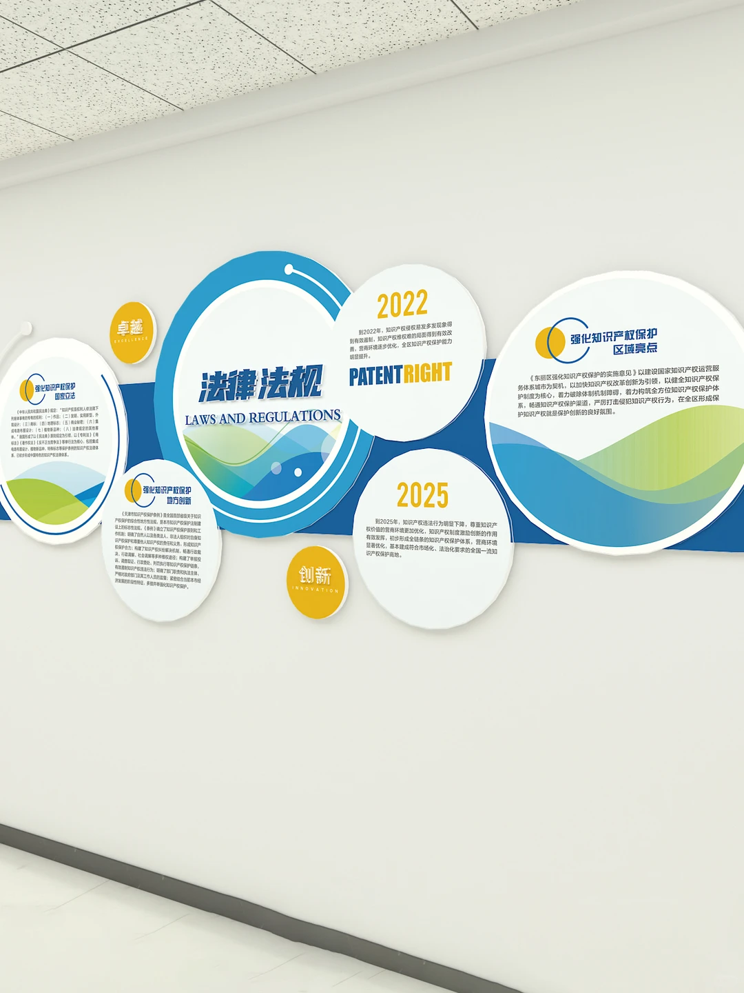 企业走廊文化墙设计分享