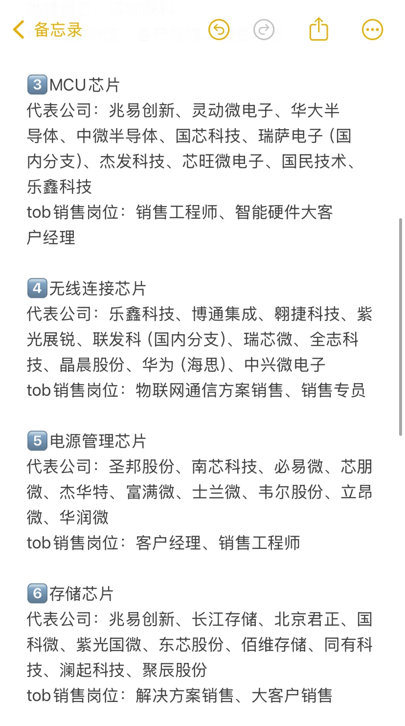转行做销售，冲一冲这些芯片公司tob销售