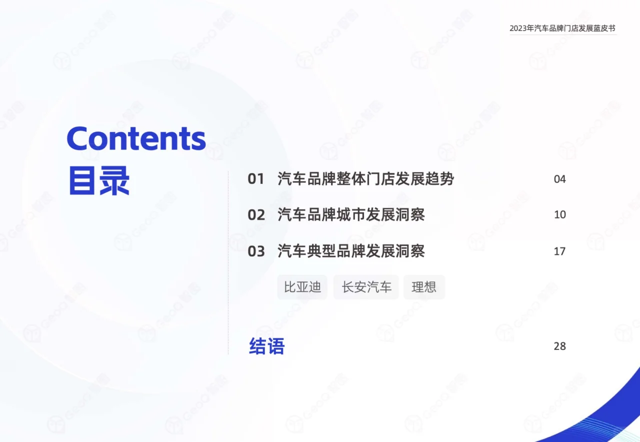 2023年汽车品牌门店发展蓝皮书