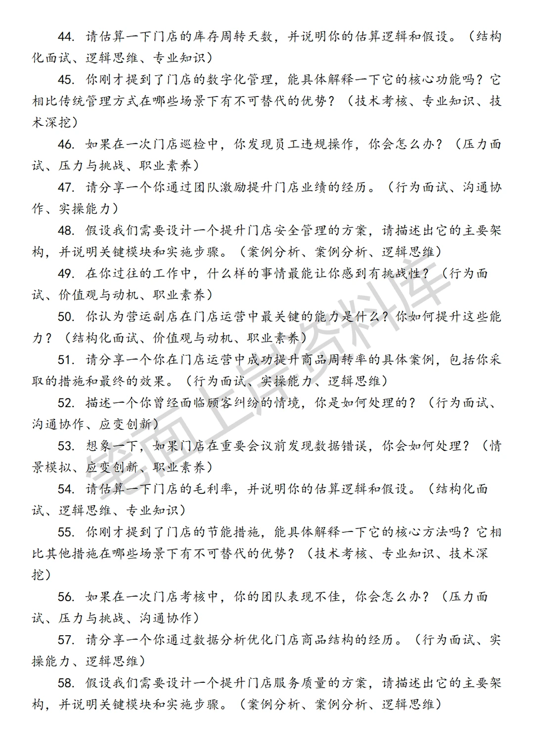 盒马门店营运副店