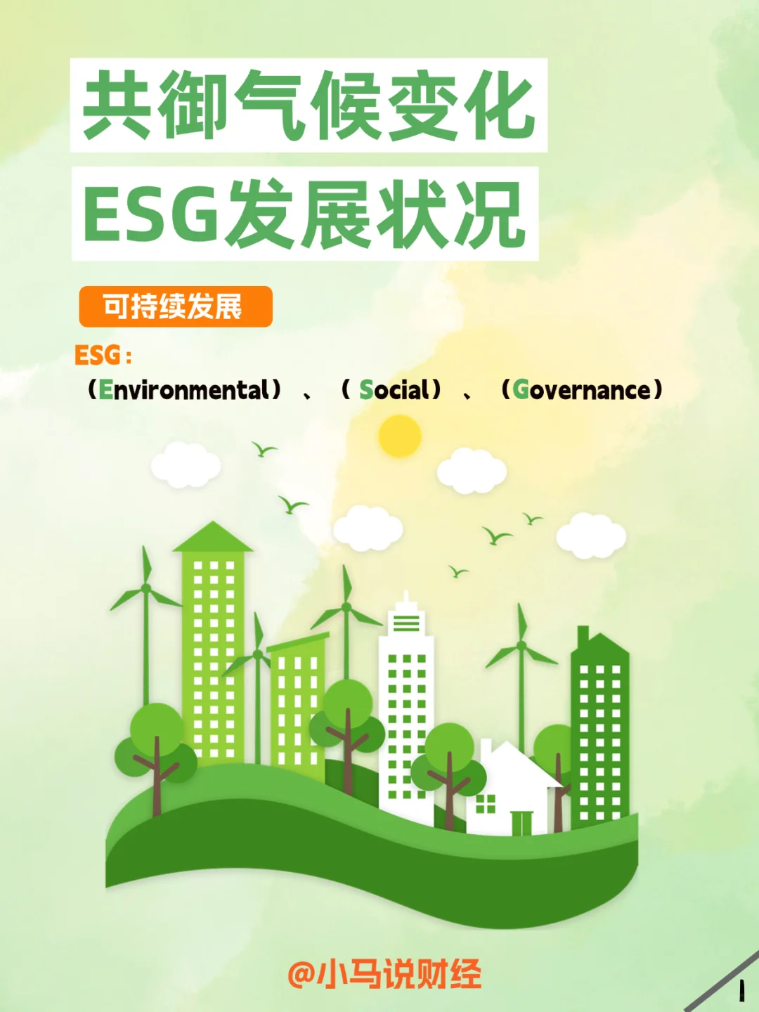 ESG共御气候变化，ESG发展状况