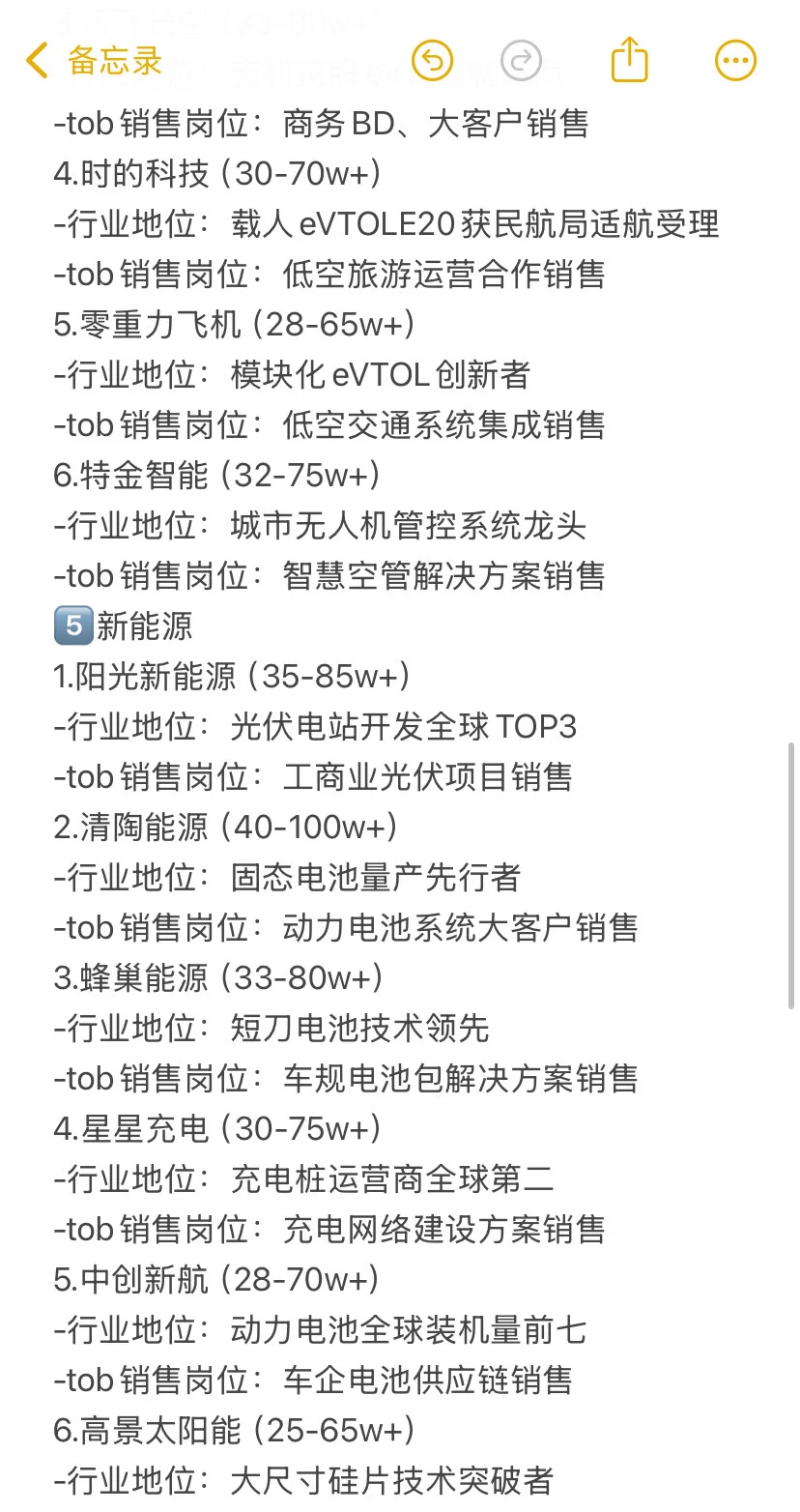 tob销售，冲一冲独角兽企业，收入高且不内卷