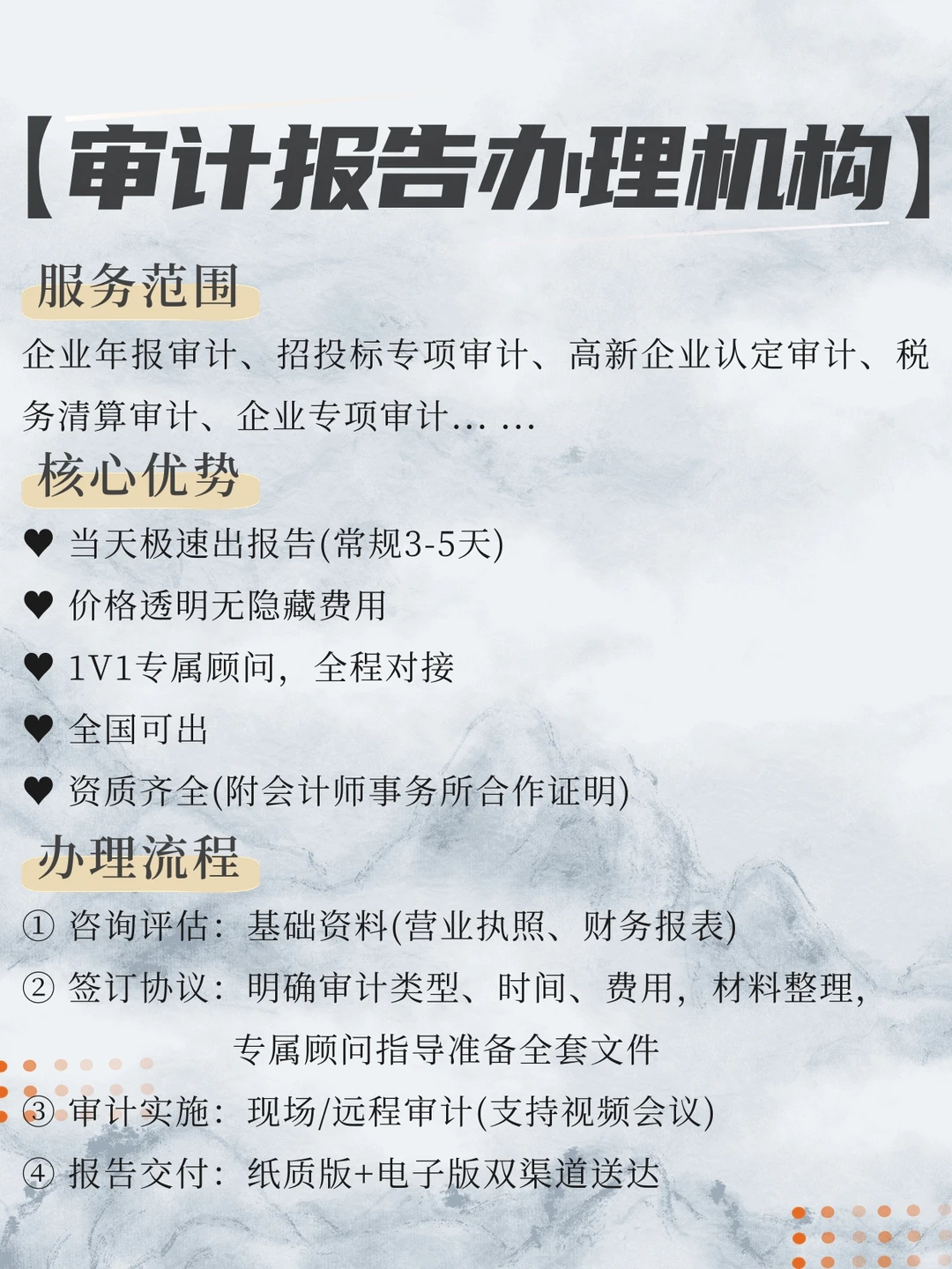 小规模企业审计报告怎么收费