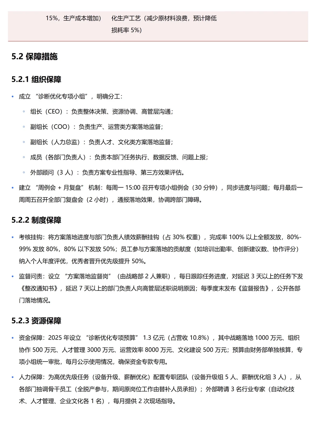 【高阶HR】企业组织诊断分析报告（实例版）