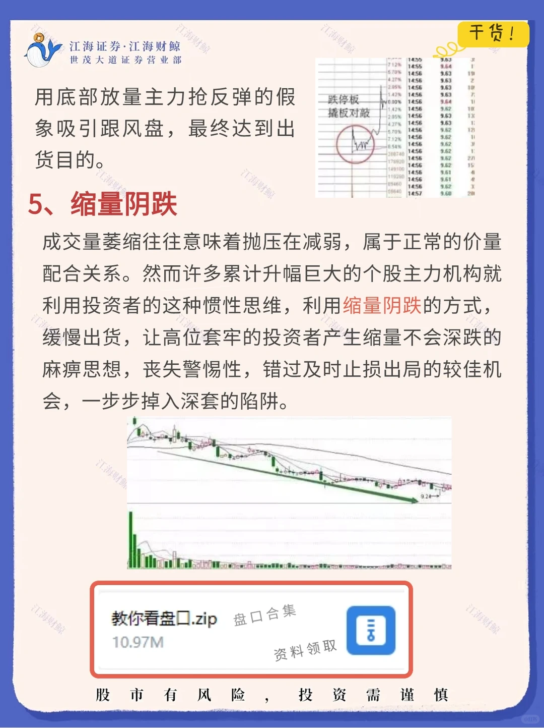 ‼️5种坑人的成交量陷阱?小散必看?
