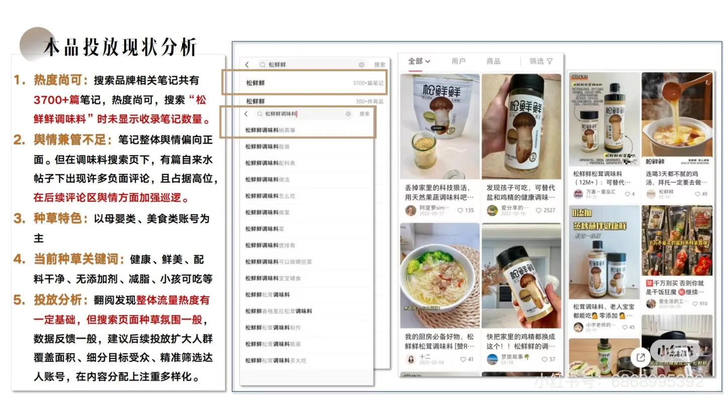 ?松鲜鲜：小红书内容种草营销方案