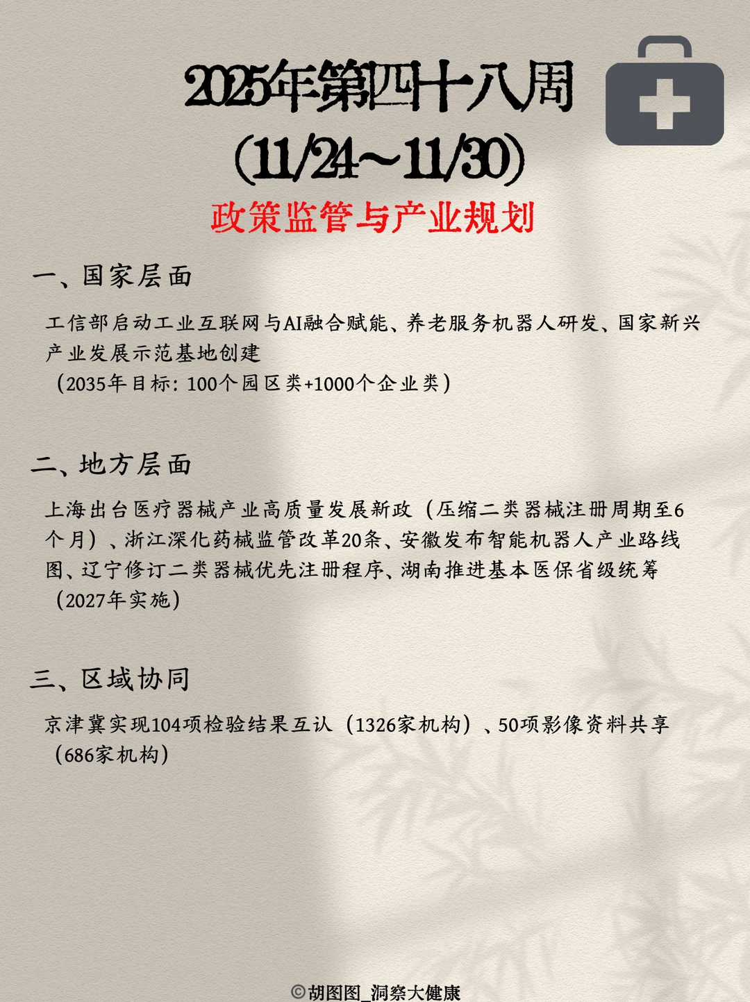 医药行业每周热点?:2025 Week48