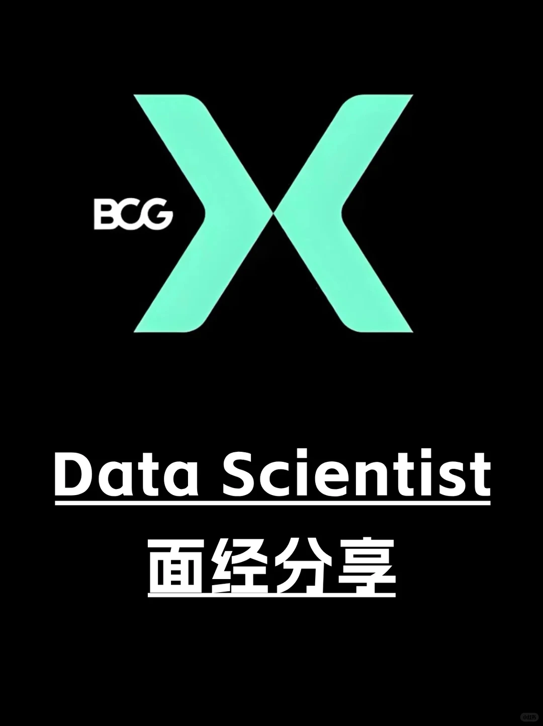 美国BCG X Data Scientist面试分享