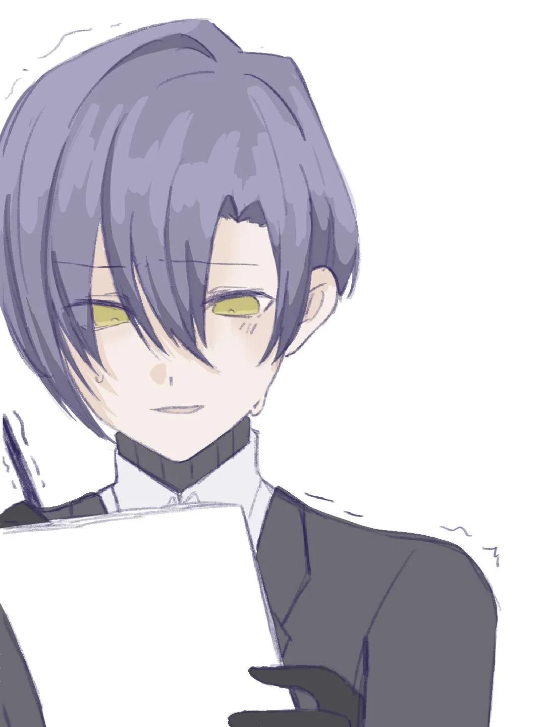 只是在写报告而已