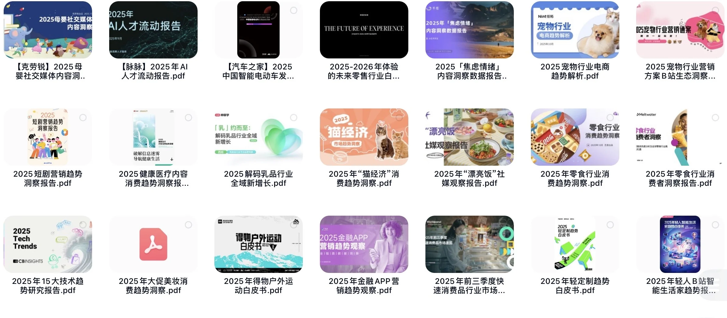 【71份】2025年行业研究报告，2026年趋势报告