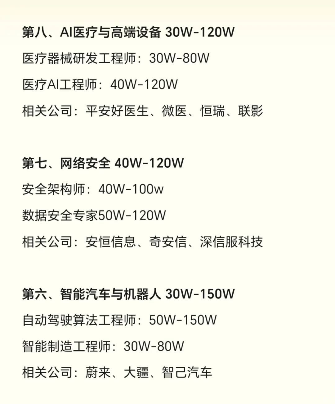 年入百万的工作